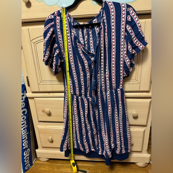 JustFab Gauze Print Dress EUC - Picture 6 of 8